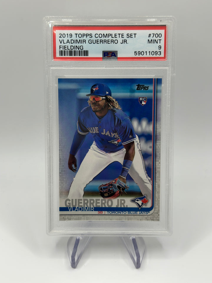 2019 Topps Complete Set Vladimir Guerrero Jr. Fielding #700 PSA 9