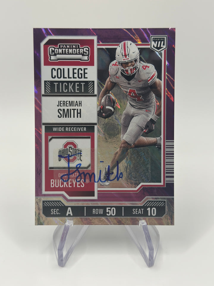 2024-25 Panini Contenders NIL Jeremiah Smith College Ticket Auto /50