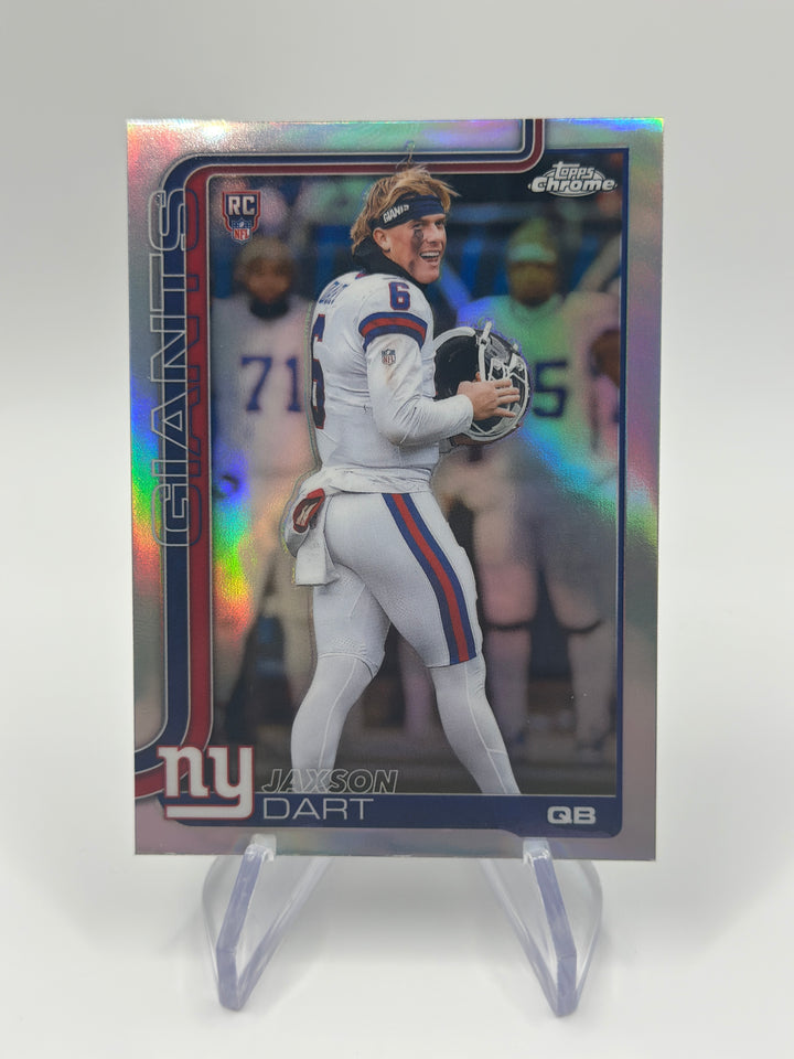 2025 Topps Chrome Rookies Image Variation Jaxson Dart #306 (RC)