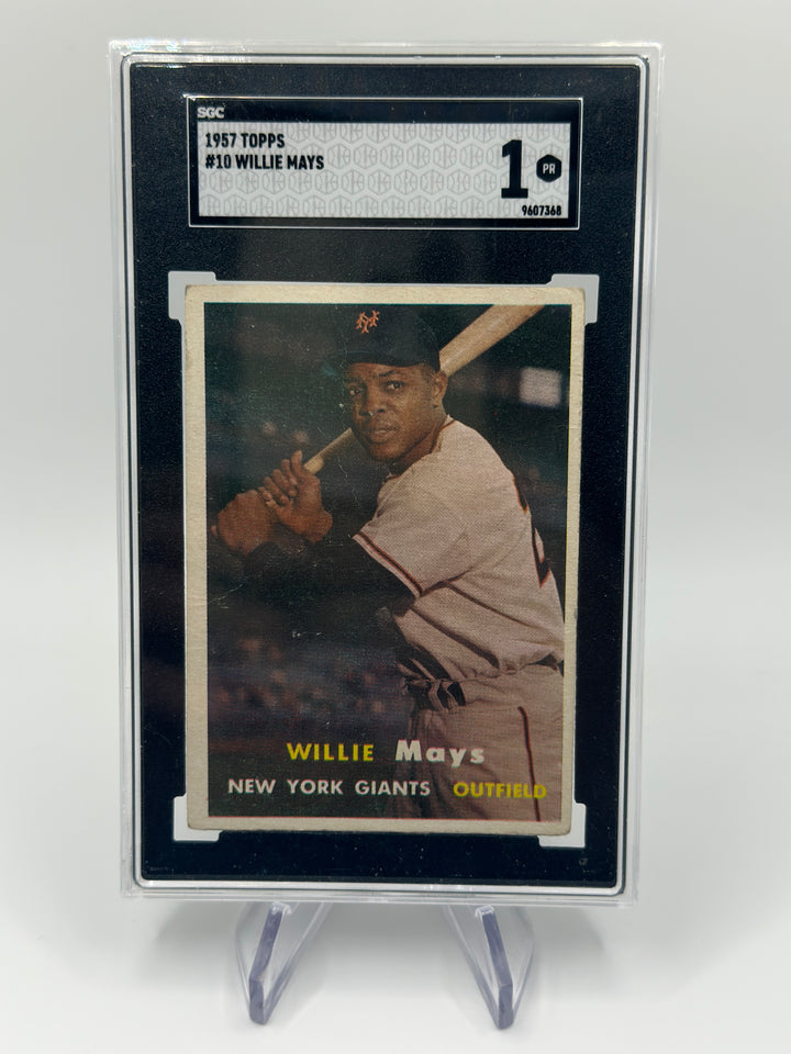 1957 Topps Willie Mays #10 SGC 1