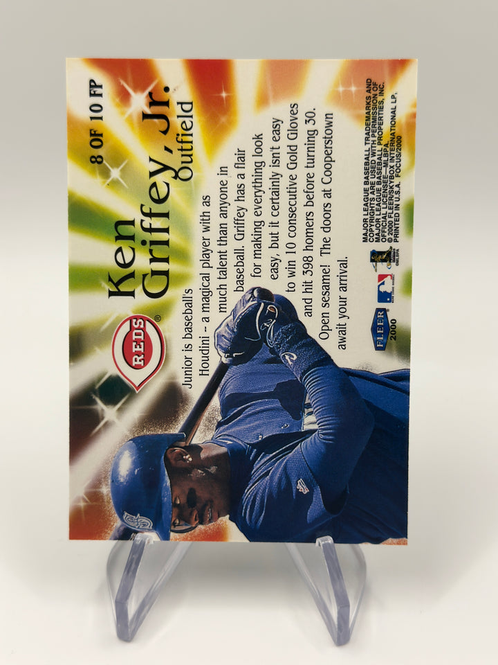 2000 Fleer Focus Focus Pocus Ken Griffey Jr #8 of 10