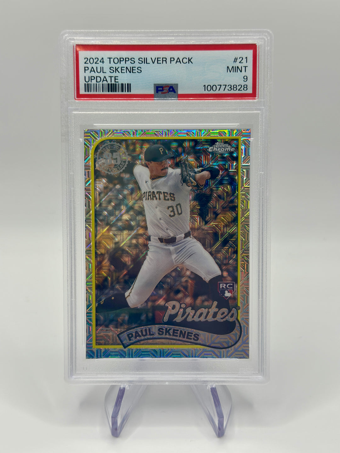 2024 Topps Silver Pack Paul Skenes Update #21 PSA 9