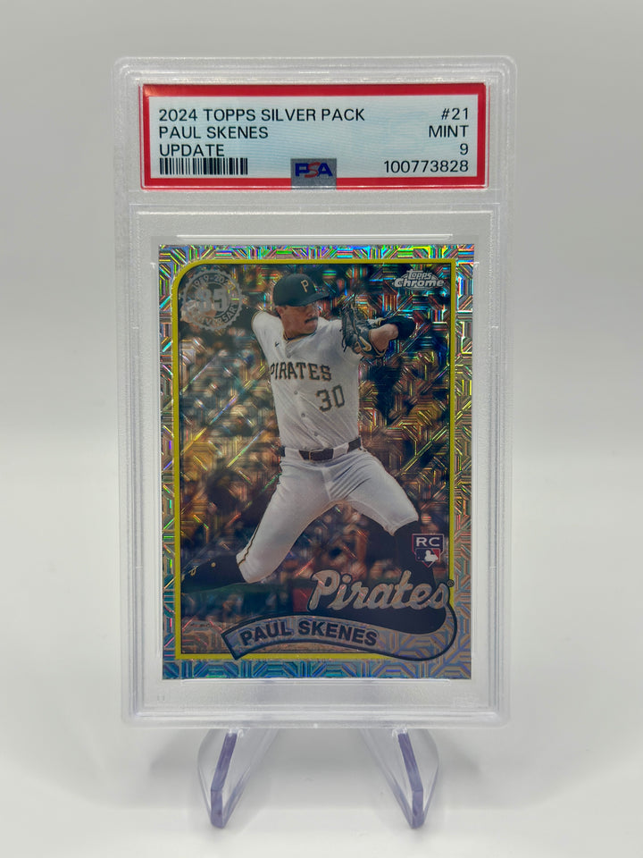 2024 Topps Silver Pack Paul Skenes Update #21 PSA 9