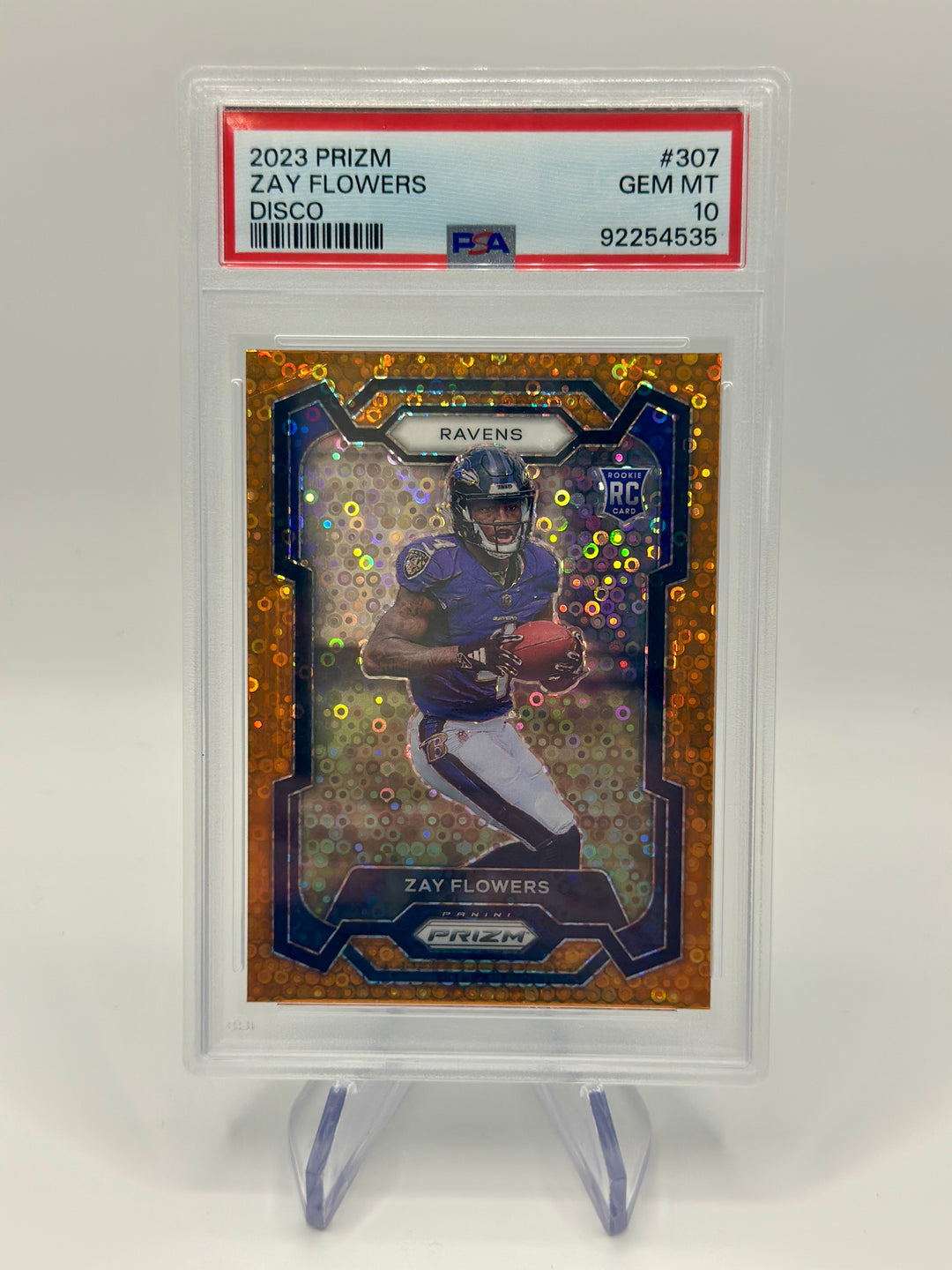 2023 Prizm Zay Flowers Disco #307 PSA 10