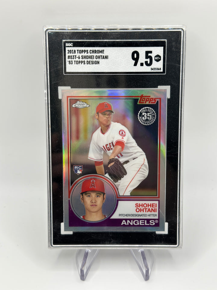 2018 Topps Chrome Shohei Ohtani #83T-6 SGC 9.5
