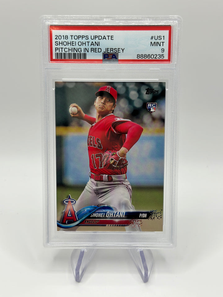 2018 Topps Update Shohei Ohtani #US1 PSA 9