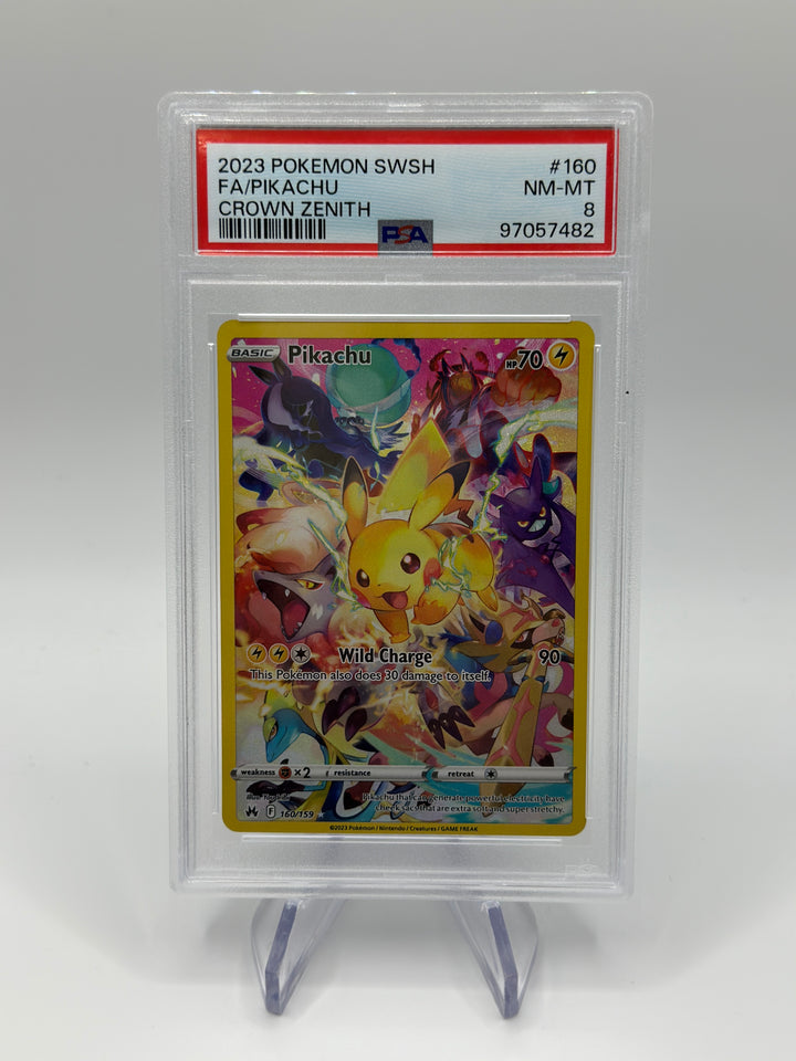 Pokémon Pikachu #160 PSA 8