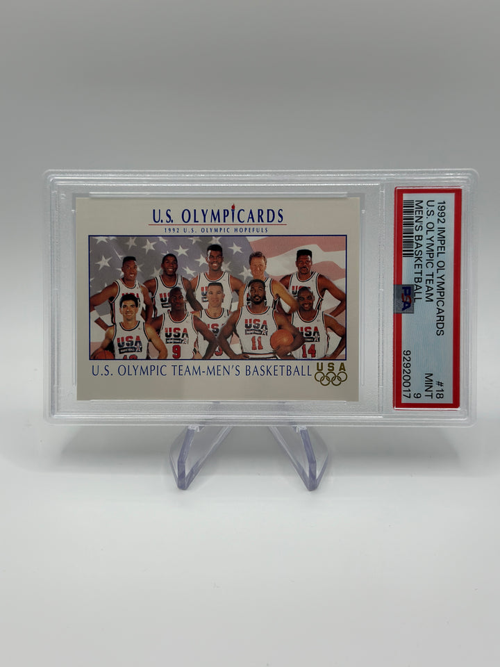 1992 Impel Olympicards US Mens Dream Team #18 PSA 9