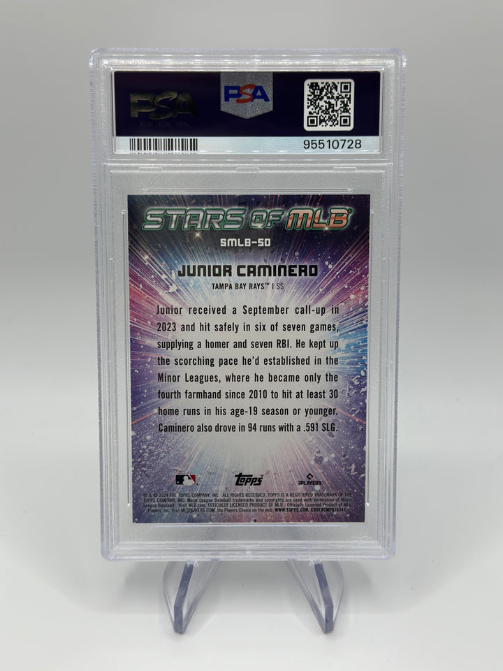 2024 Topps Junior Caminero Stars of MLB #SMLB50 PSA 10