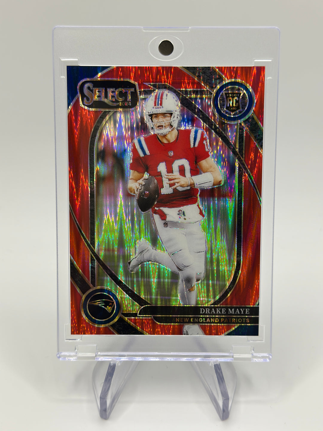2024 Select Drake Maye Club Level /149 Red Shock RC #218