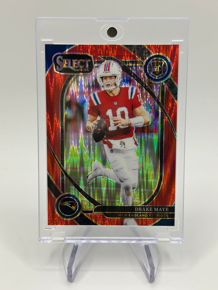 2024 Select Drake Maye Club Level /149 Red Shock RC #218