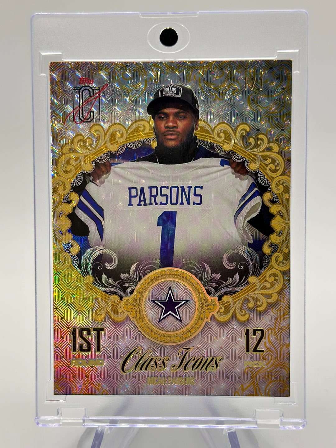 2025 Topps Signature Class Micah Parsons Class Icons Superfractor 1/1