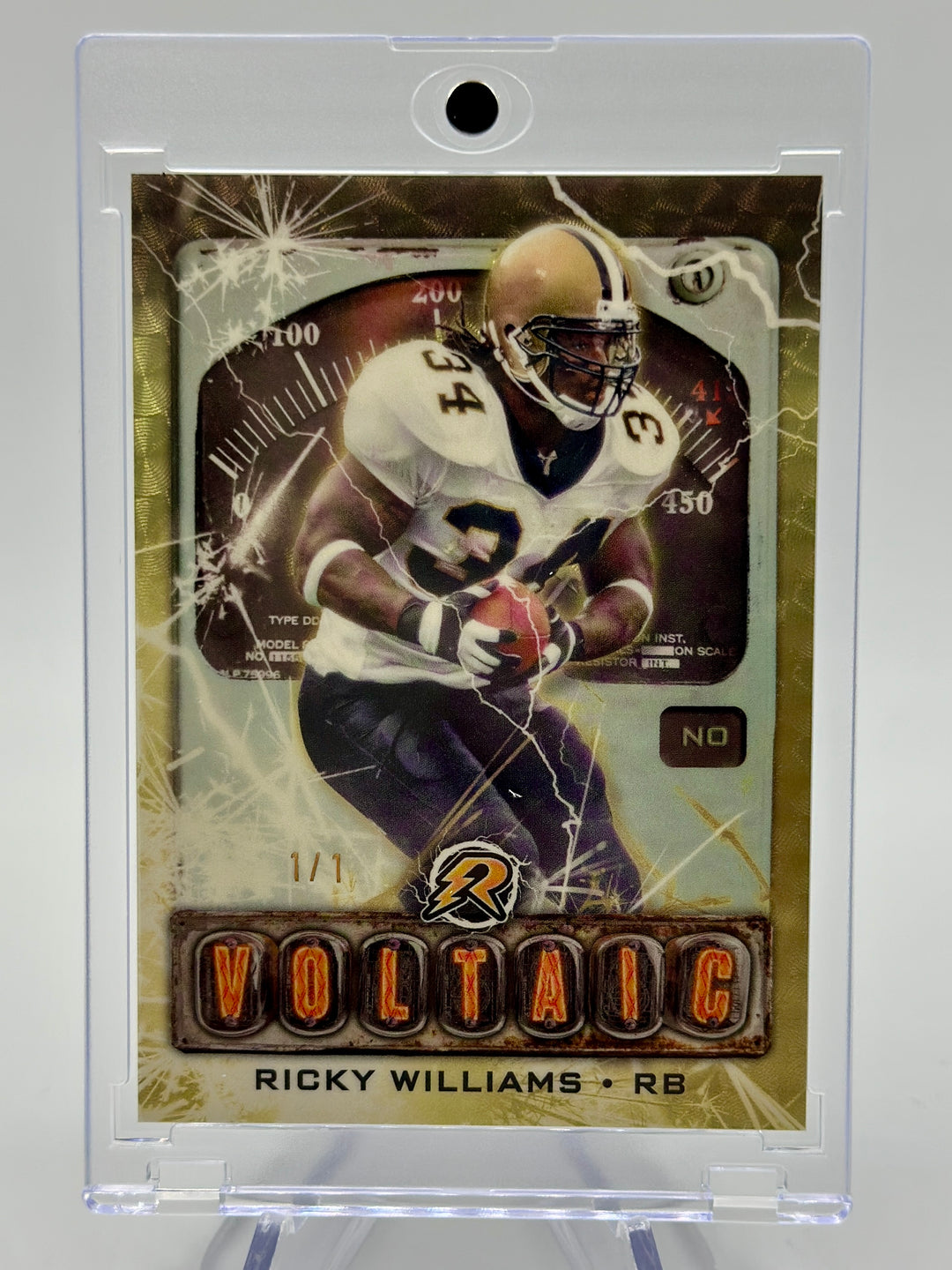 2025 Topps Resurgence Chrome Ricky Williams Superfractor 1/1