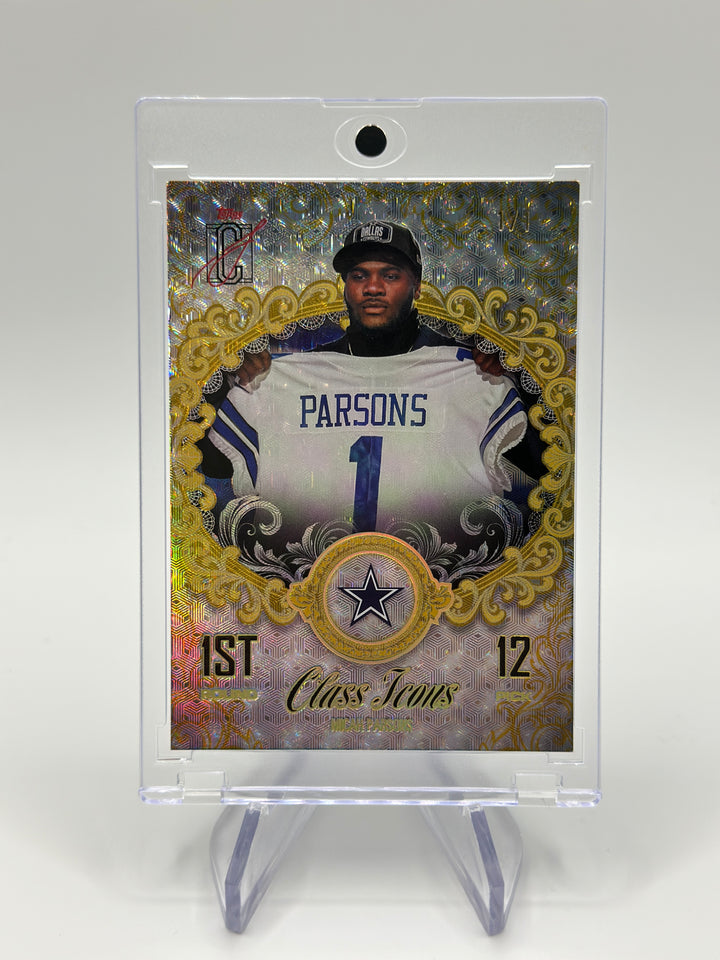 2025 Topps Signature Class Micah Parsons Class Icons Superfractor 1/1