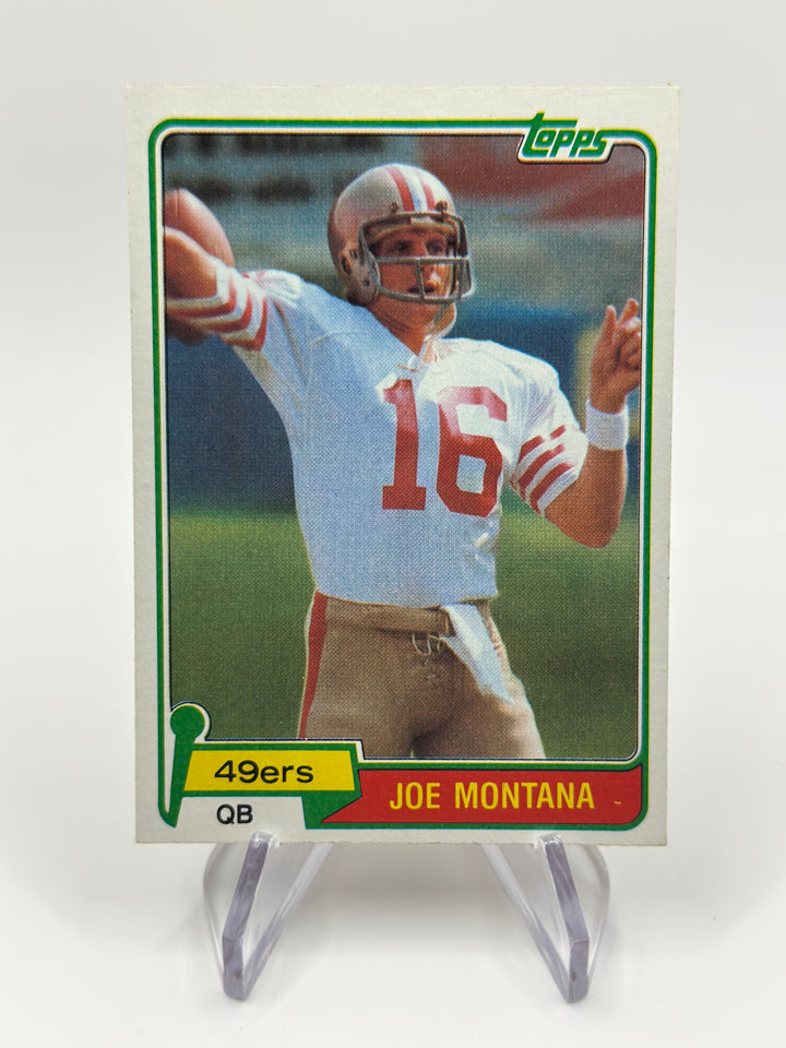 1981 Topps Joe Montana #216
