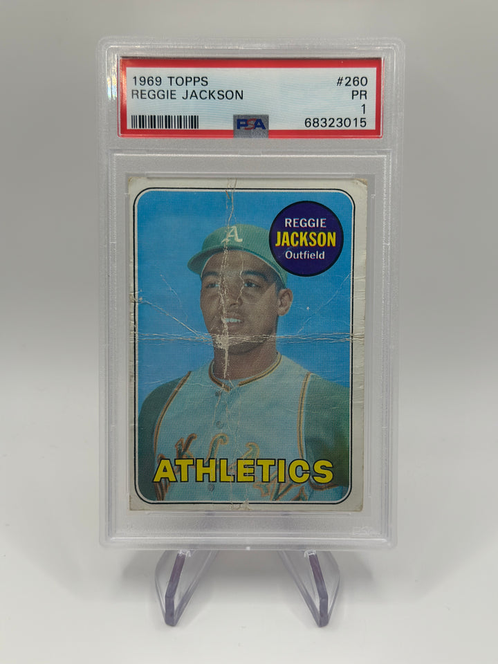 1969 Topps Reggie Jackson #260 PSA 1