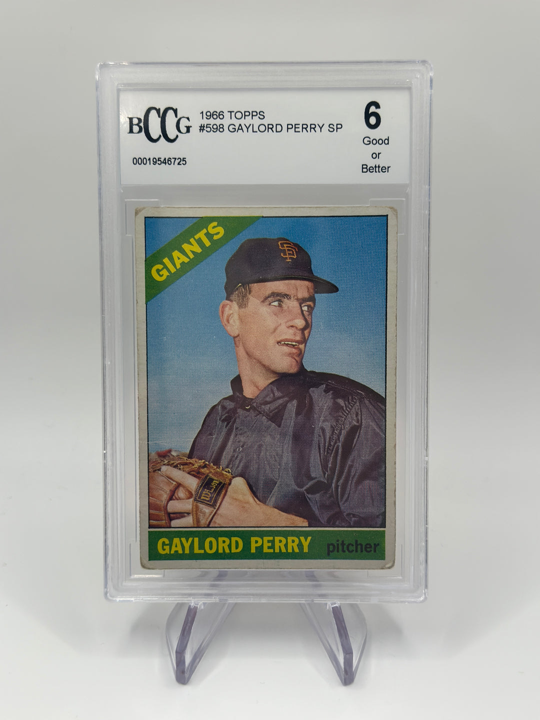 1966 Topps Gaylord Perry SP #598 BCCG 6