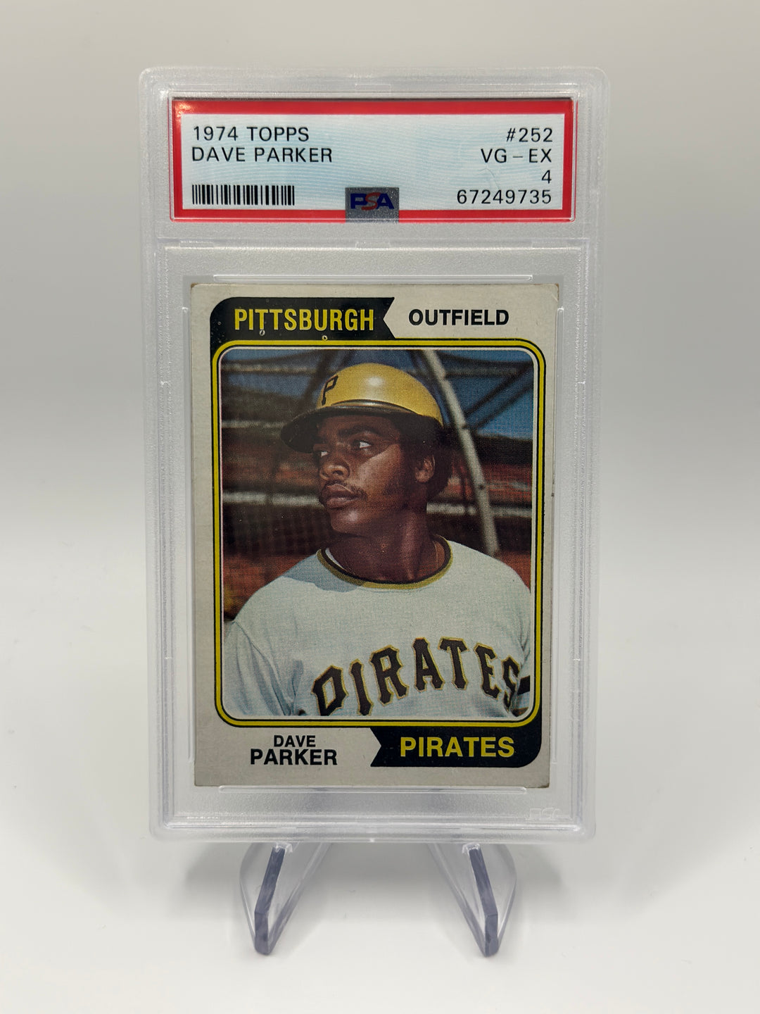 1974 Topps Dave Parker #252 PSA 4