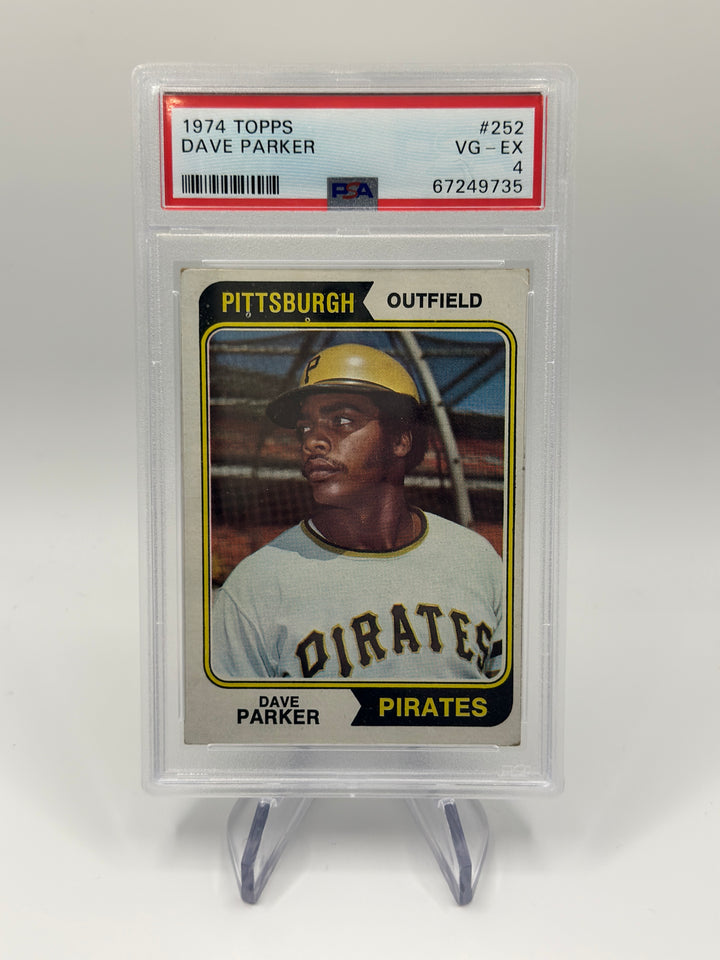 1974 Topps Dave Parker #252 PSA 4