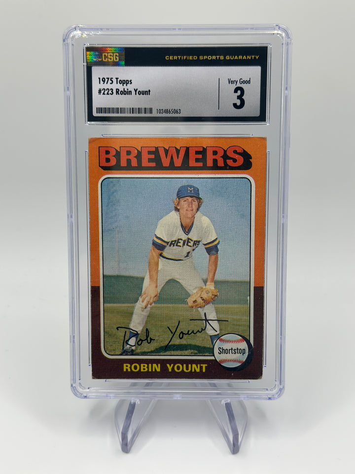 1975 Topps Robin Yount #223 CSG 3