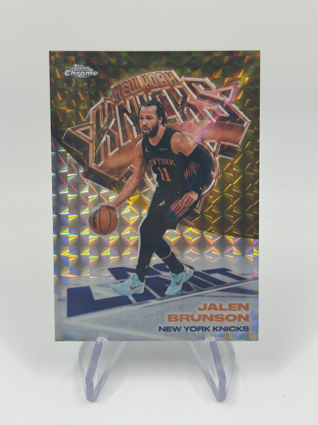 2025-26 Topps Chrome Update Jalen Brunson /50 #IP-9