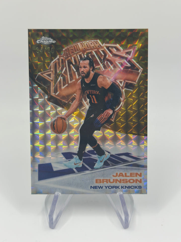 2025-26 Topps Chrome Update Jalen Brunson /50 #IP-9