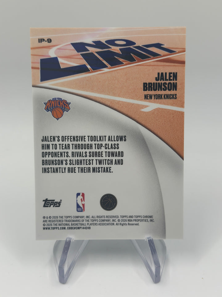 2025-26 Topps Chrome Update Jalen Brunson /50 #IP-9