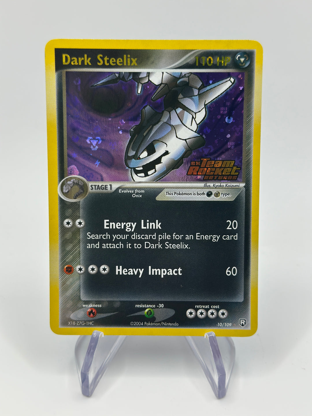 Pokémon Dark Steelix EX Team Rocket Returns 10/109
