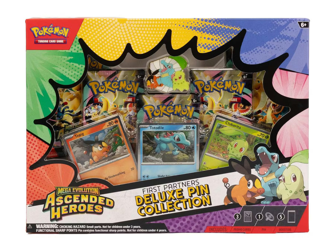Pokémon Ascended Heroes First Partners Deluxe Pin Collection