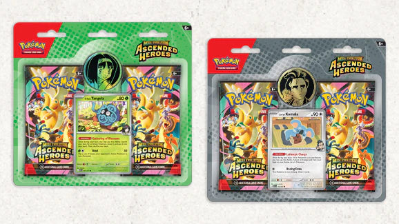 Pokémon TCG: Mega Ascended Heroes Erika/Larry 2 Pack Blister