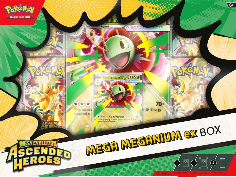 Pokémon Mega Ascended Heroes Mega ex Box