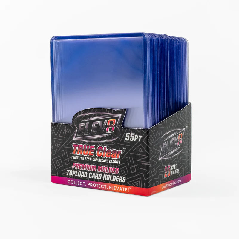 ELEV8 True Clear Premium Topload Card Holder 55 Point