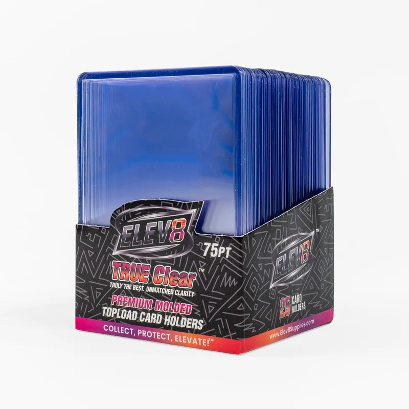 ELEV8 True Clear Premium Topload Card Holder 75 Point