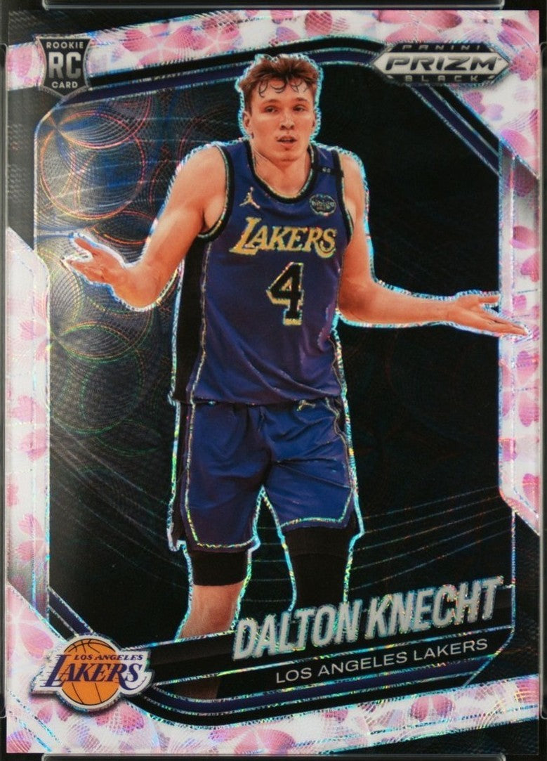 2024-25 Panini Prizm Black - Dalton Knecht #33 Cherry Blossom  Lakers /20