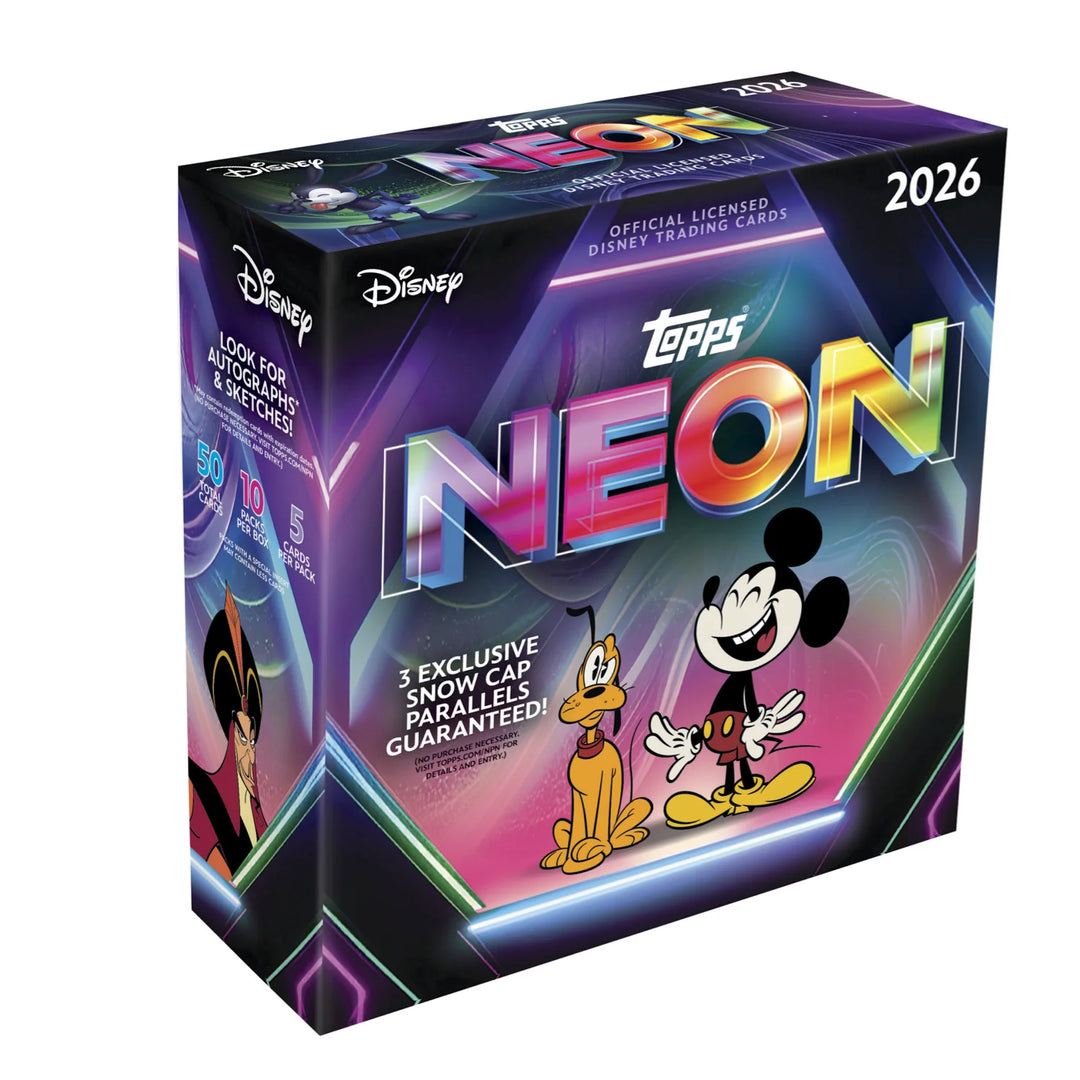 2026 Topps Neon Disney Mega Box